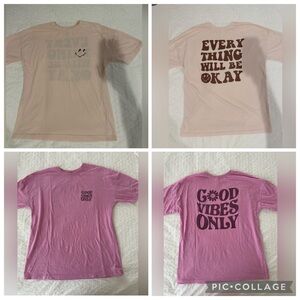 Bundle of two Tshirt size Medium